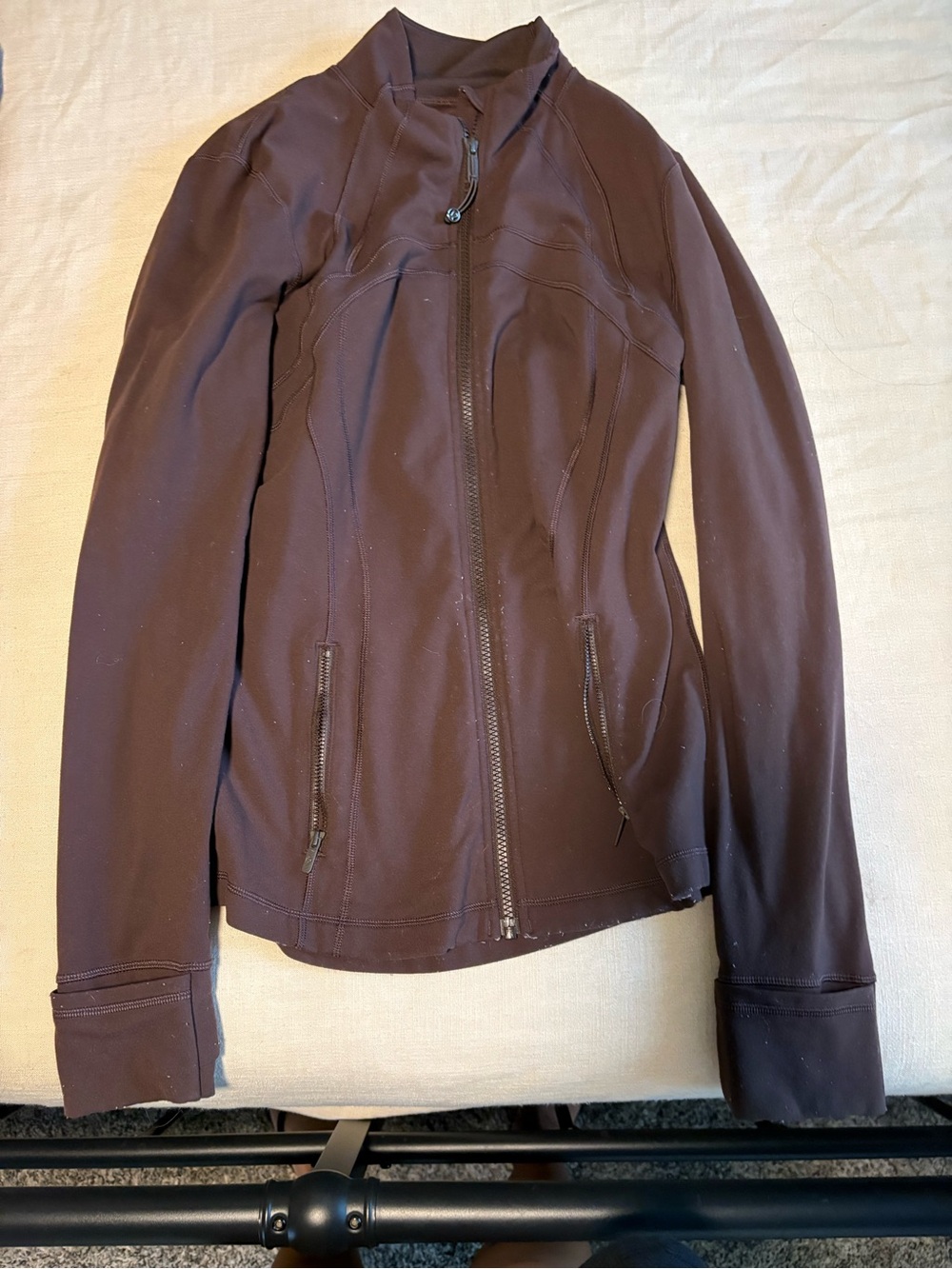 Lululemon Chocolate Brown Zip-Up Athletic Jacket
